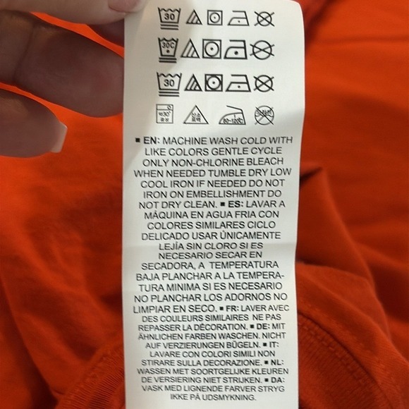 NFL Team Apparel Denver Broncos Long Sleeve Graphic Tee Mens Size 3XL Orange NWT - Picture 12 of 12